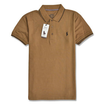 MAN POLO - MUSTERD