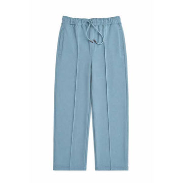 MAN BERSHKA TERRY TROUSER - LIGHT GREEN