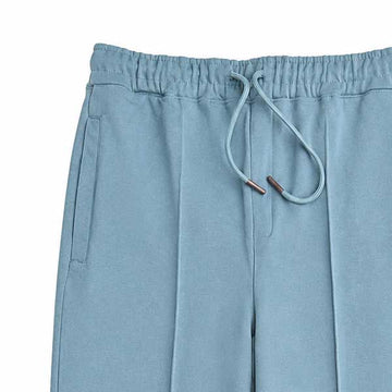 MAN BERSHKA TERRY TROUSER - LIGHT GREEN