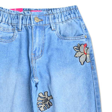 GIRLS DENIM WIDE LEG PANT