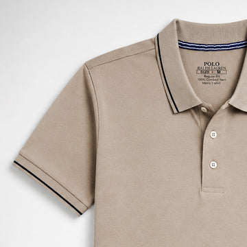 MAN POLO - LIGHT BROWN
