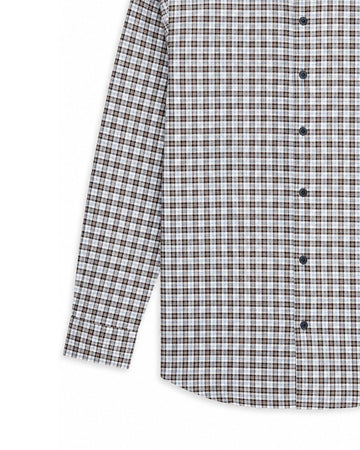MAN BRANDED CHECK SHIRT