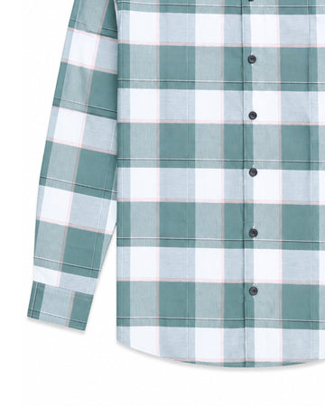 MAN BRANDED CHECK SHIRT