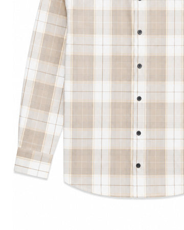 MAN BRANDED CHECK SHIRT