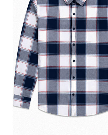 MAN BRANDED CHECK SHIRT
