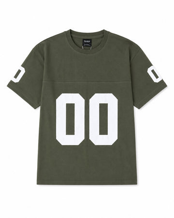 MAN PULL & BEAR T-SHIRT DROOP SHOULDER PRINTED
