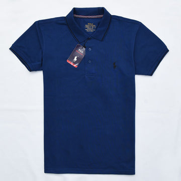 Men's Branded Polo - Dark Blue