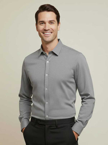 Men's Formal Shirt - Grey