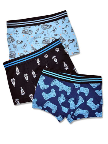 Boy's Branded Boxer Pack Off 3